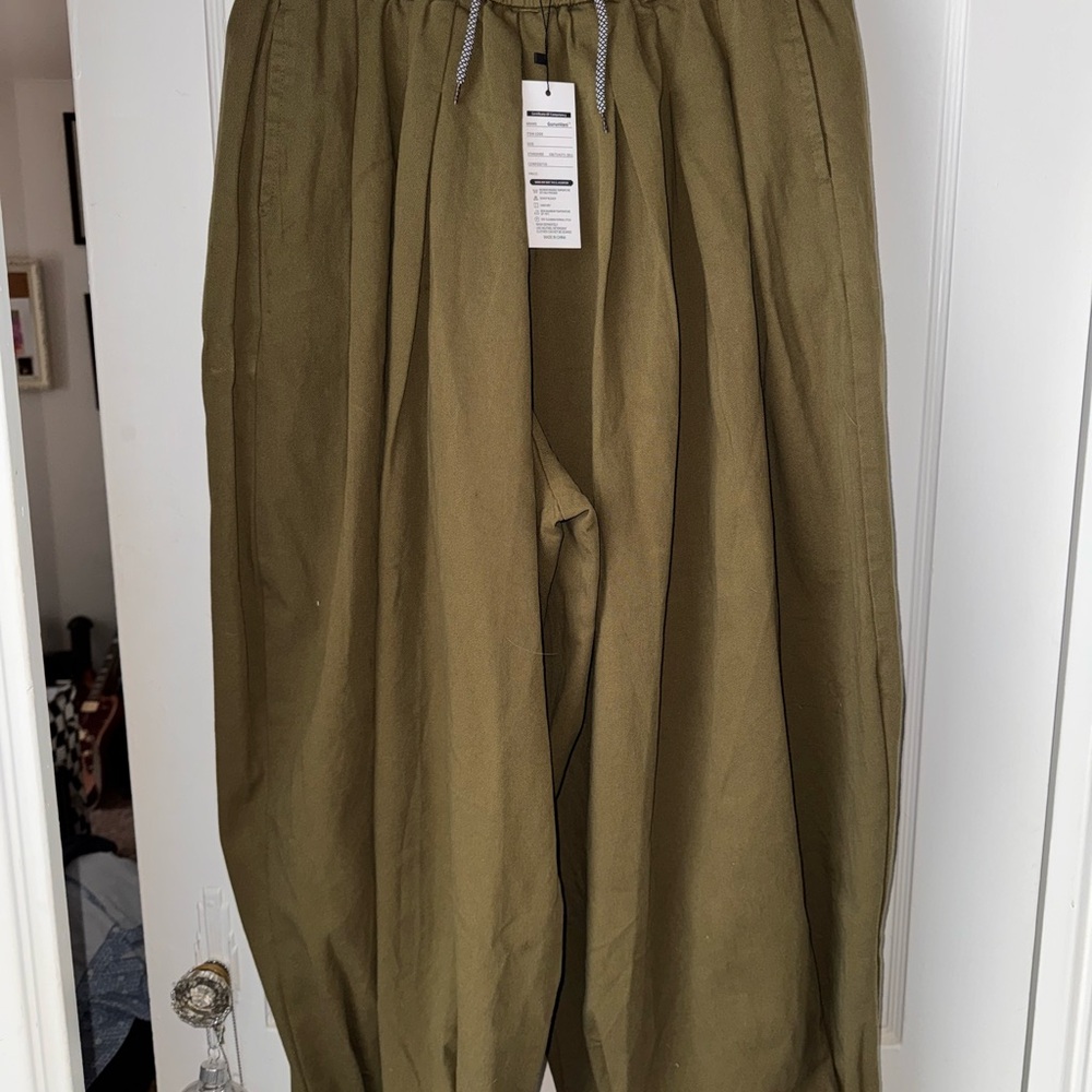 Gurunvani Olive Green Men's Pants